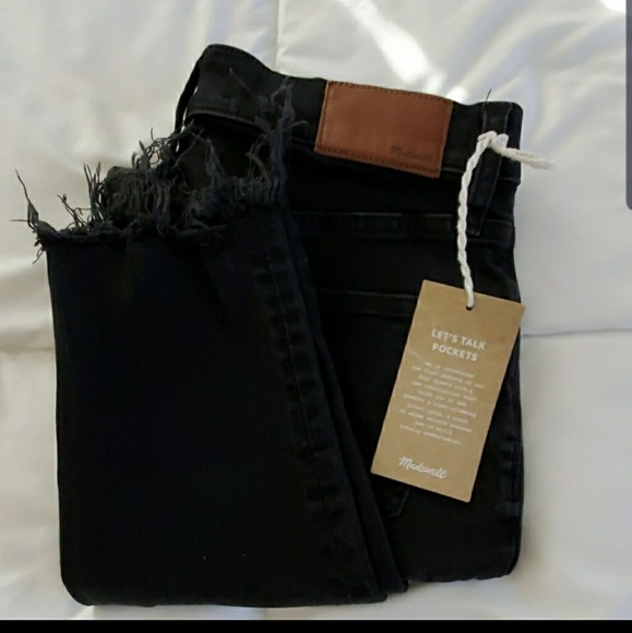 Madewell Denim - 9" Mid-Rise Skinny Jeans in Berkeley Black, 26 reg